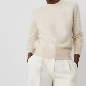 Ann Taylor Brushed Cashmere Sweater Sz M